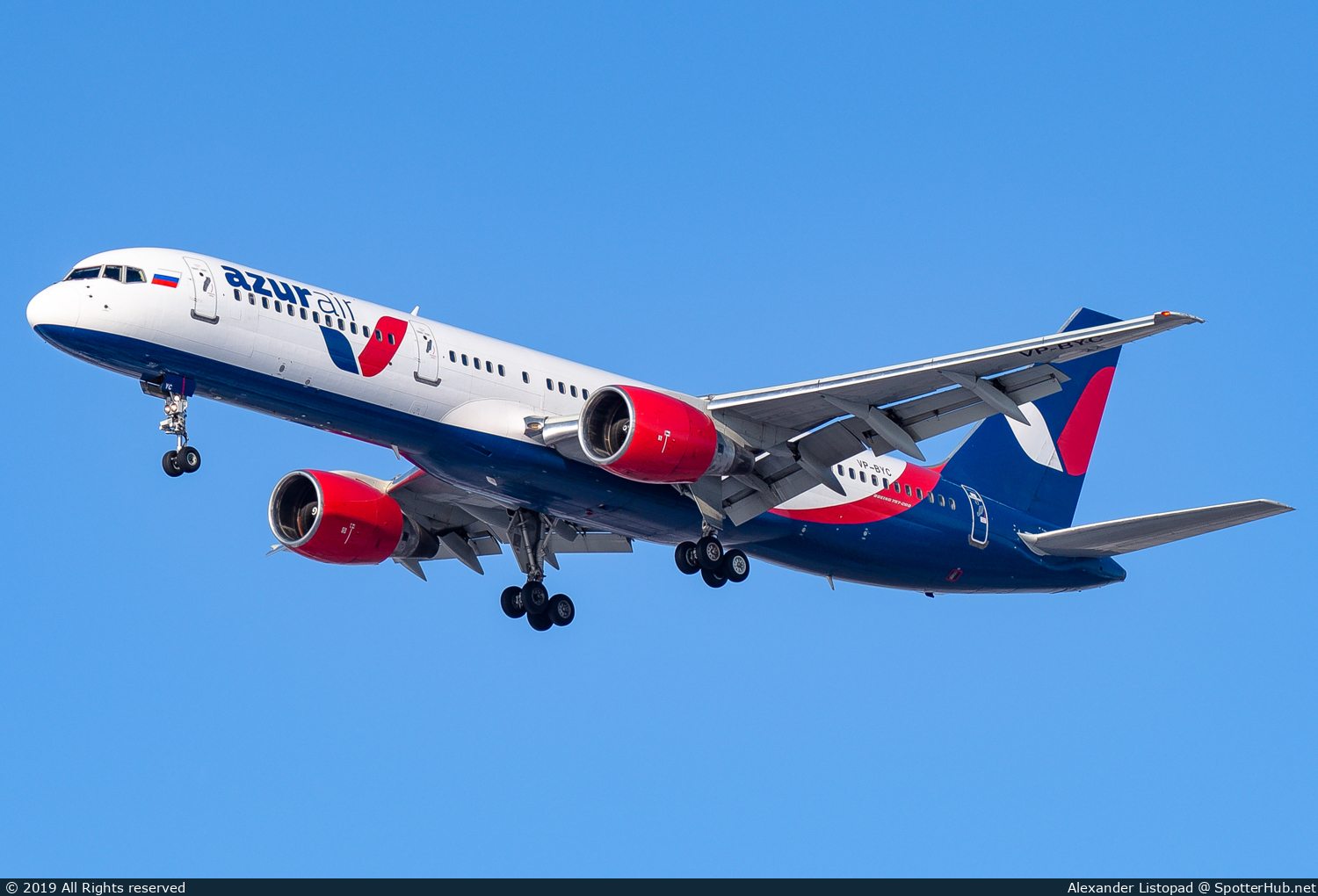 Photo of VP-BYC - Boeing 757-231 operated by Azur Air