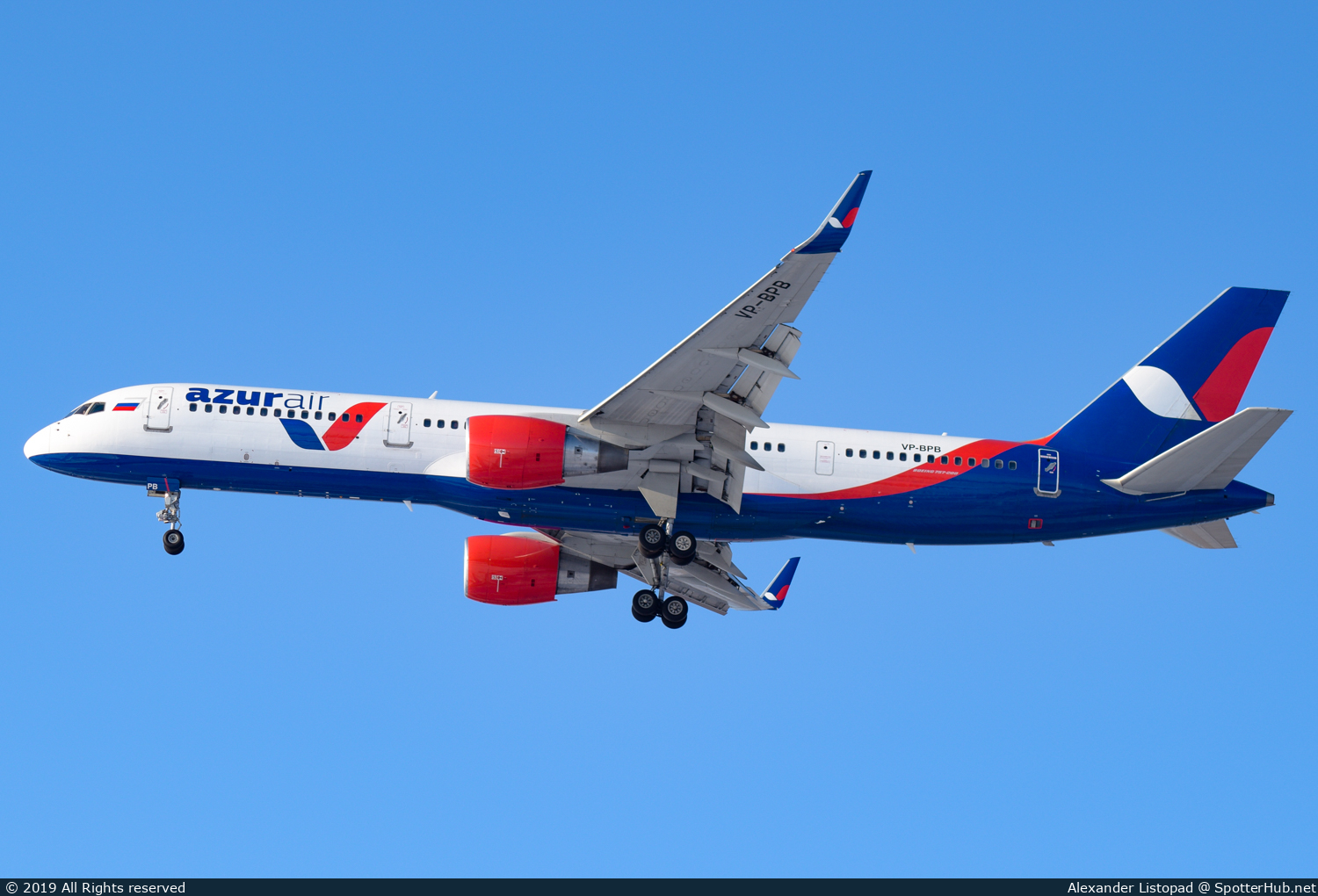 Photo of VP-BPB - Boeing 757-231 operated by Azur Air