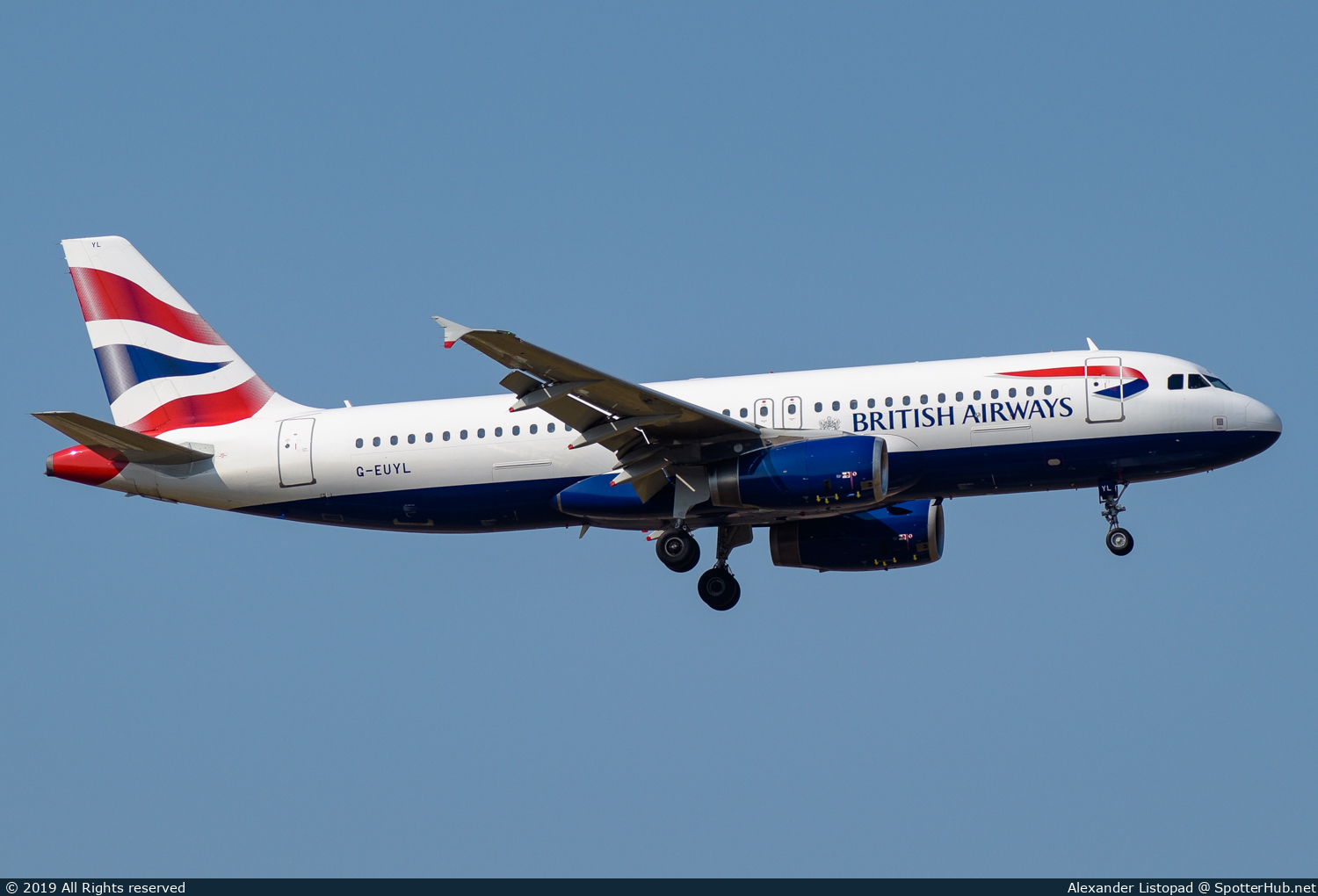 Photo of G-EUYL - Airbus A320-232 operated by British Airways