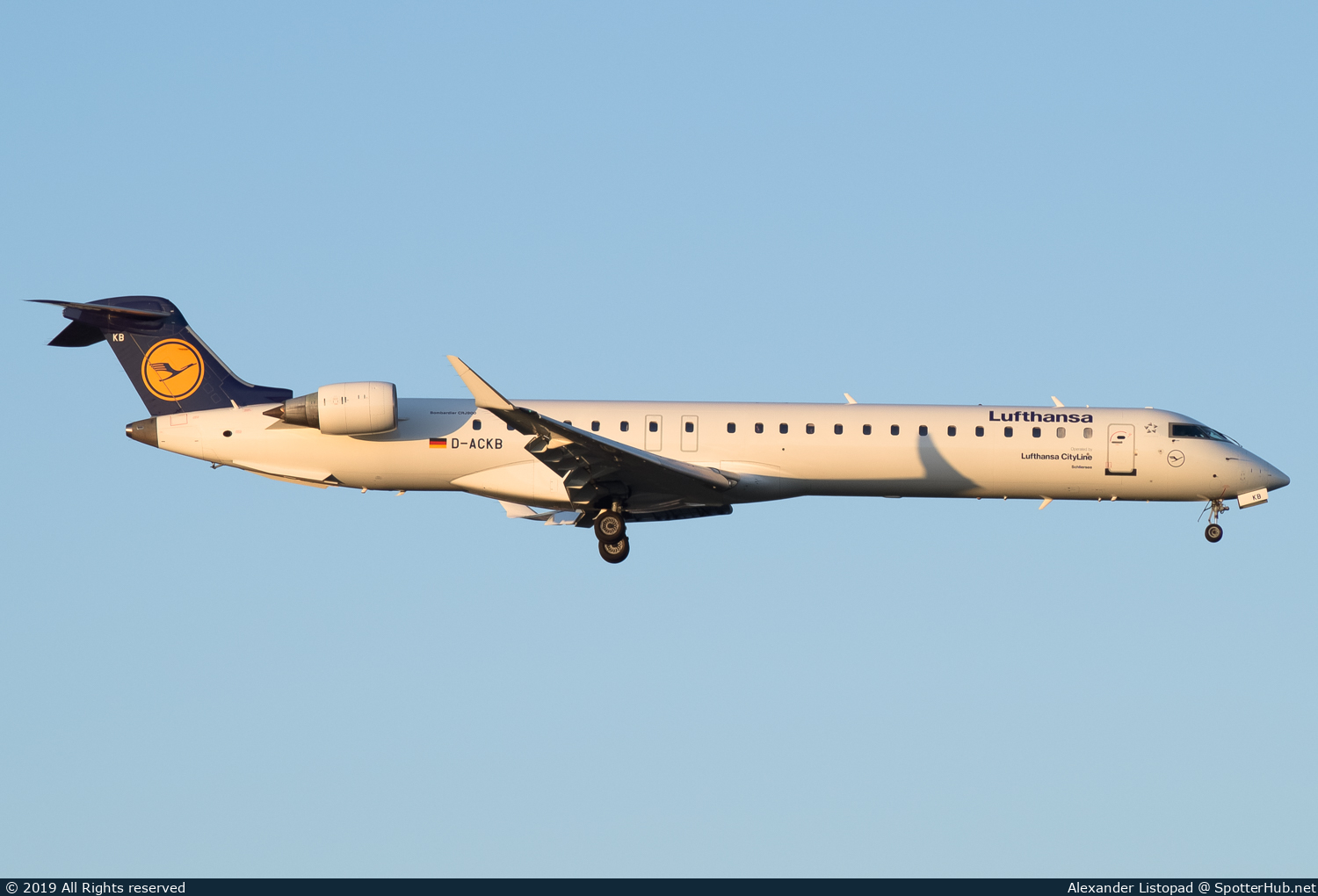 Photo of D-ACKB - Bombardier CRJ-900LR operated by Lufthansa CityLine