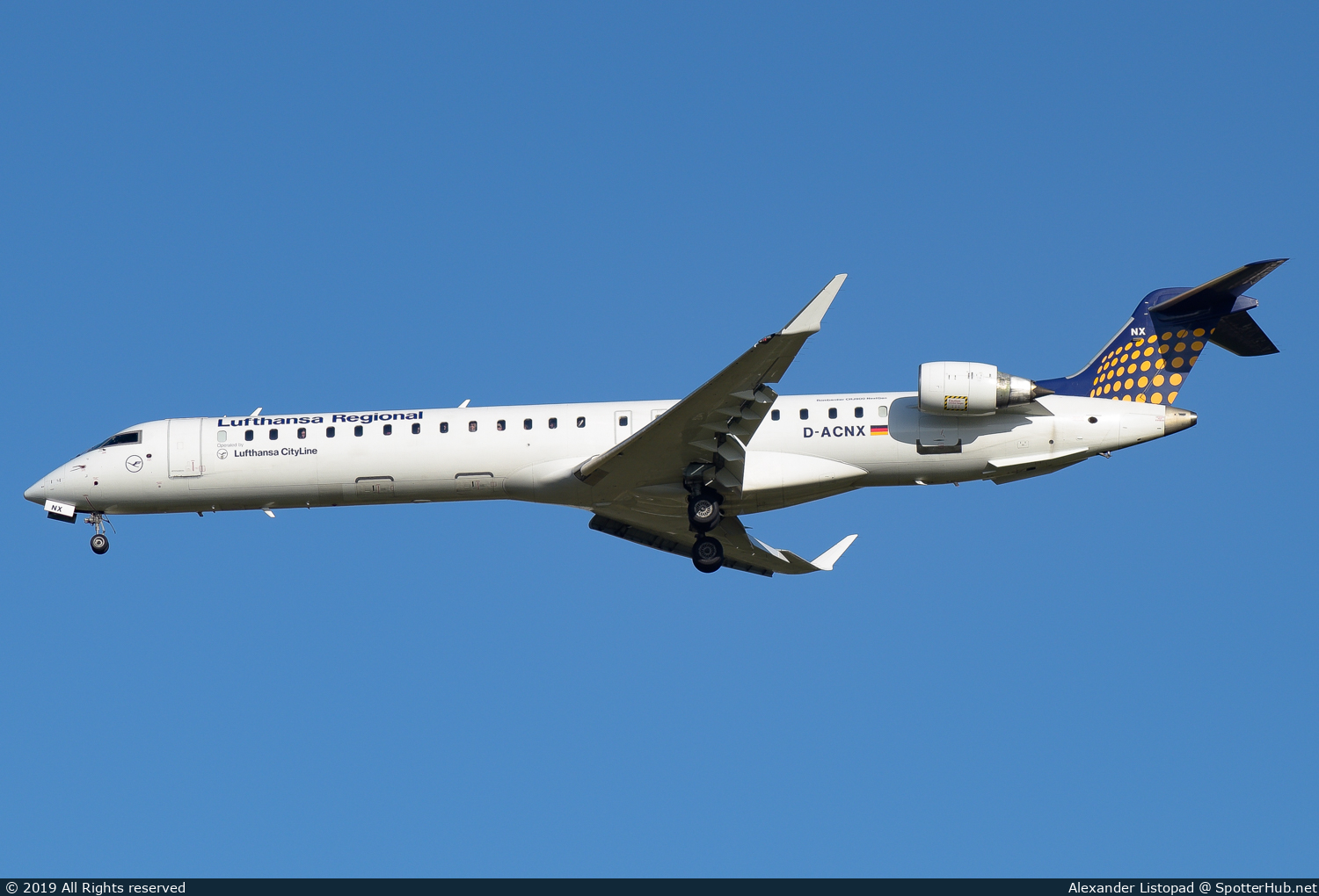 Photo of D-ACNX - Bombardier CRJ-900LR operated by Lufthansa CityLine