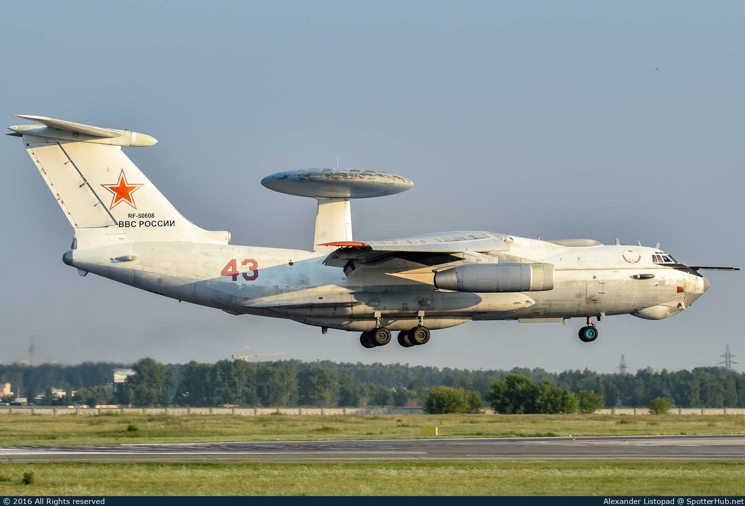 Photo of RF-50608 - Beriev A-50U Mainstay operated by Russian Air Force