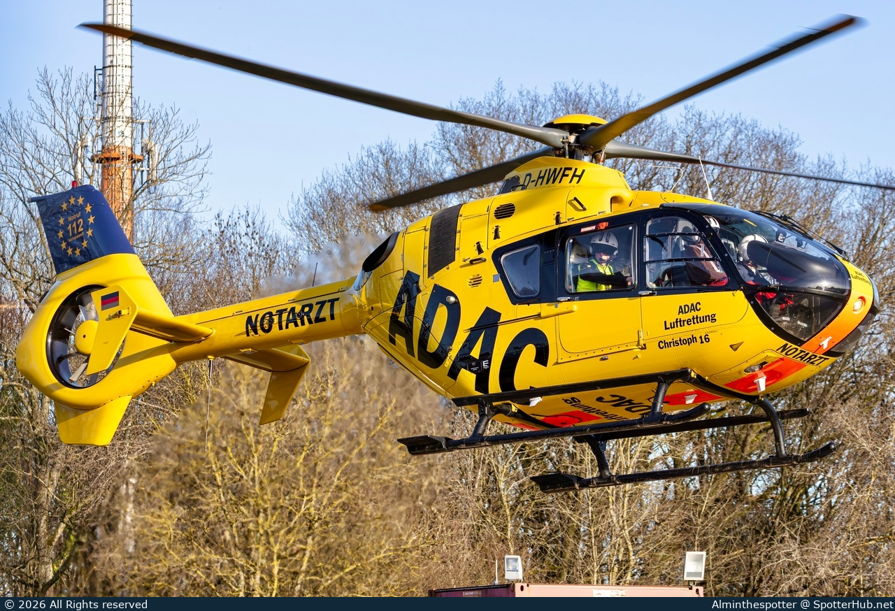 Photo of D-HWFH - Eurocopter EC135 P2 operated by ADAC Luftrettung