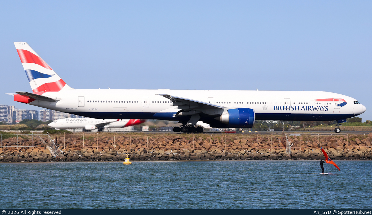 Photo of G-STBJ - Boeing 777-336(ER) operated by British Airways