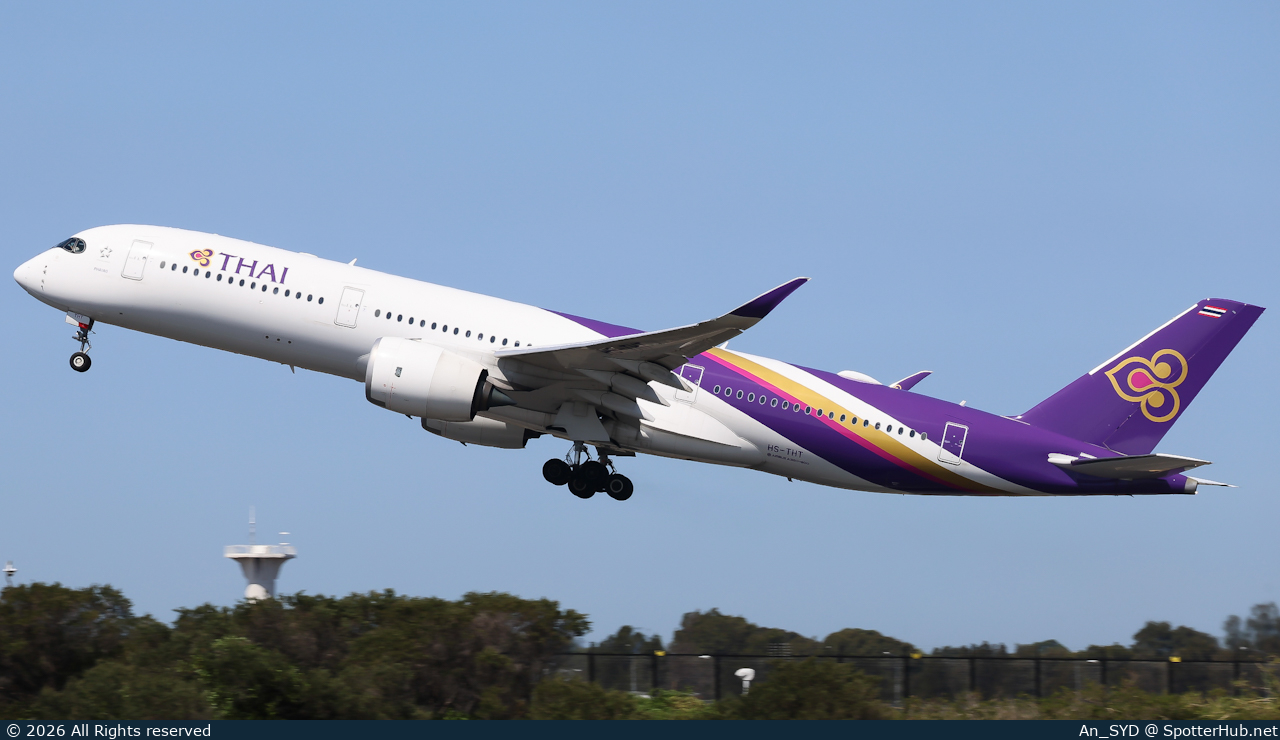 Photo of HS-THT - Airbus A350-941 operated by Thai Airways International