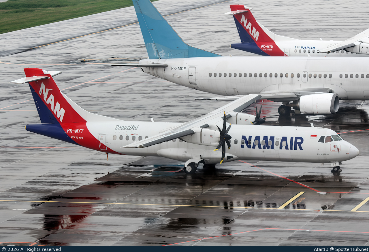 Photo of PK-NYT - ATR 72-600 operated by NAM Air