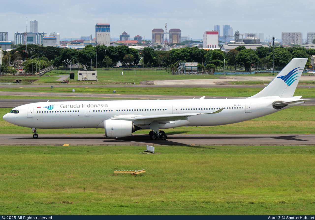 Photo of PK-GHI - Airbus A330-941 operated by Garuda Indonesia