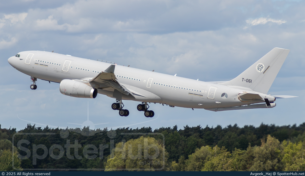 Photo of T-061 - Airbus KC-30M operated by Royal Netherlands Air Force