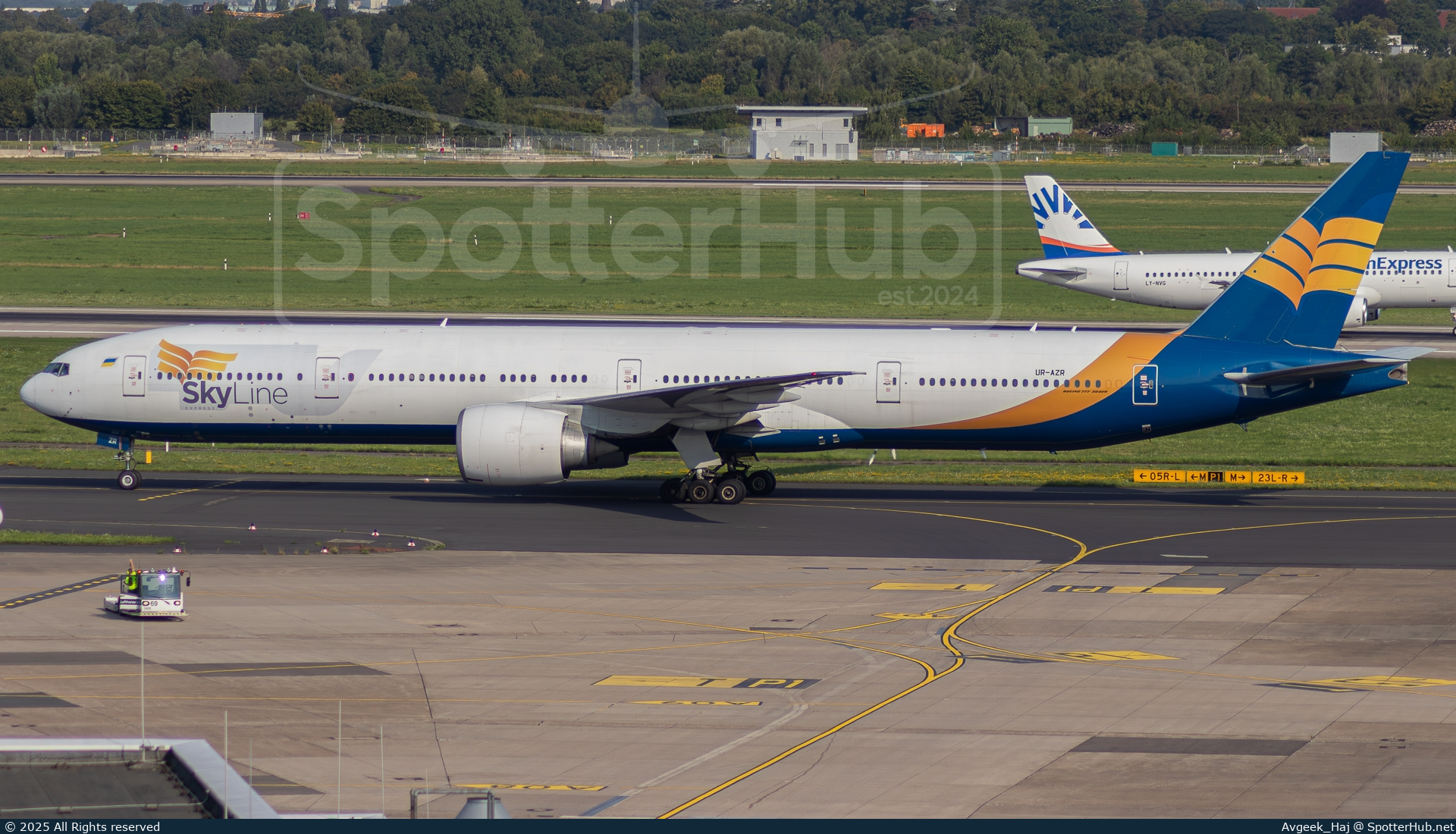 Photo of UR-AZR - Boeing 777-31H(ER) operated by Skyline Express Airlines