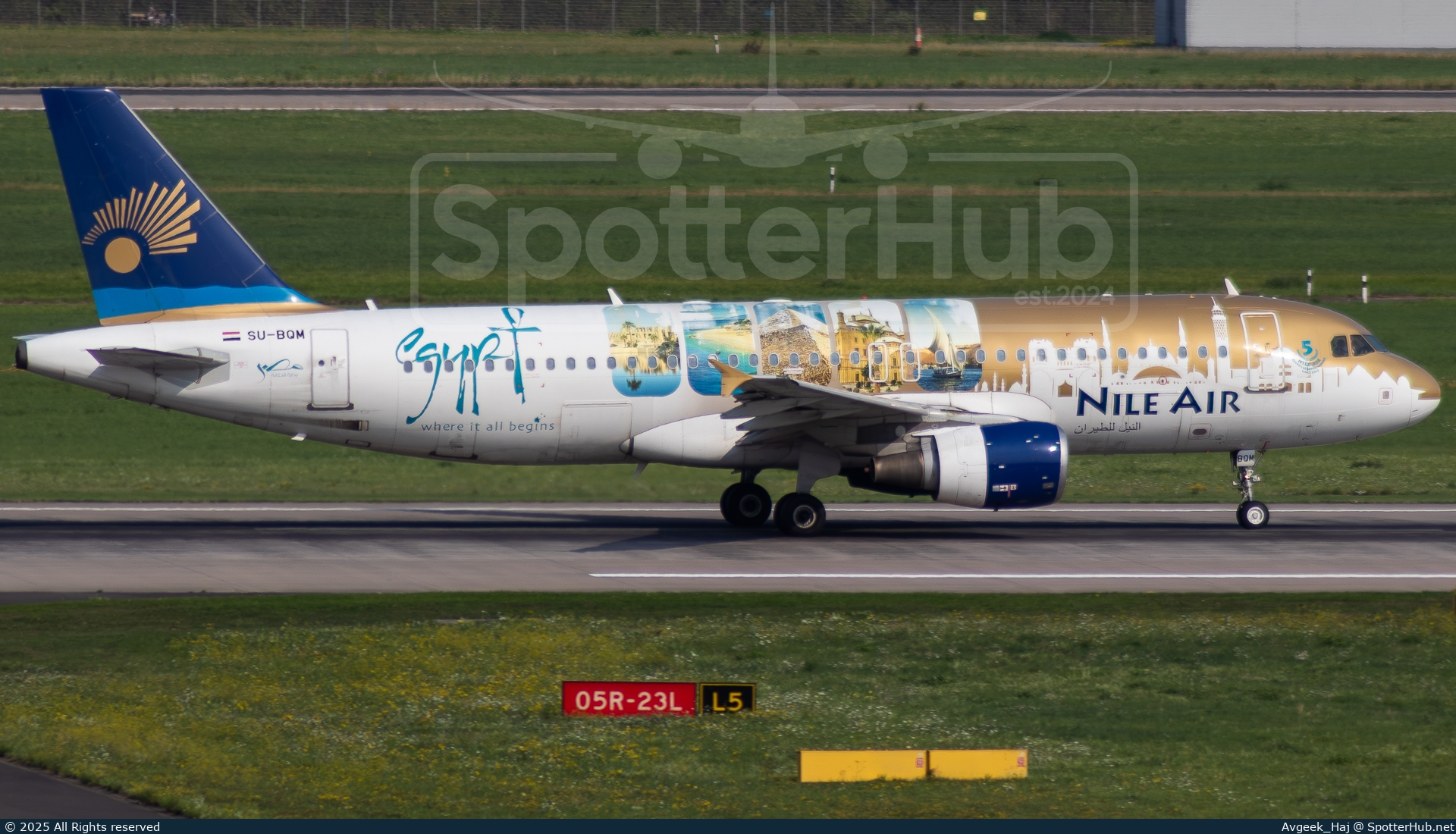 Photo of SU-BQM - Airbus A320-214 operated by Nile Air