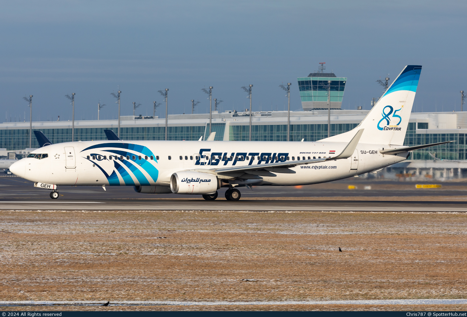 Photo of SU-GEH - Boeing 737-866 operated by Egyptair