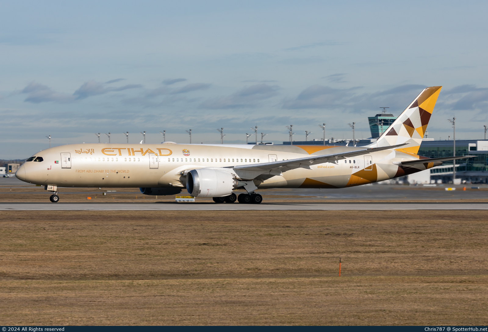 Photo of A6-BLR - Boeing 787-9 Dreamliner operated by Etihad Airways