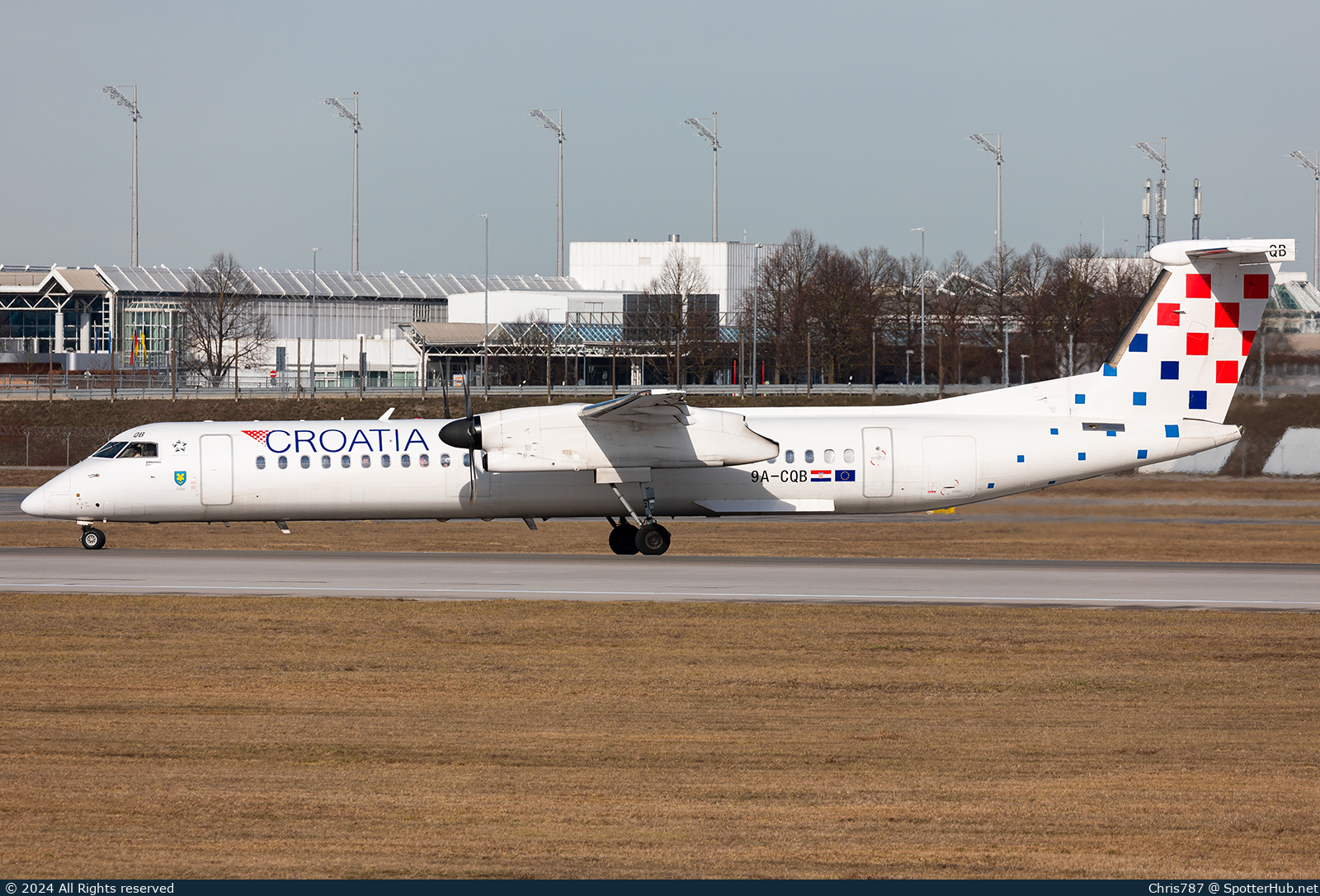 Photo of 9A-CQB - Bombardier DHC-8-402 Dash 8 Q400 operated by Croatia Airlines