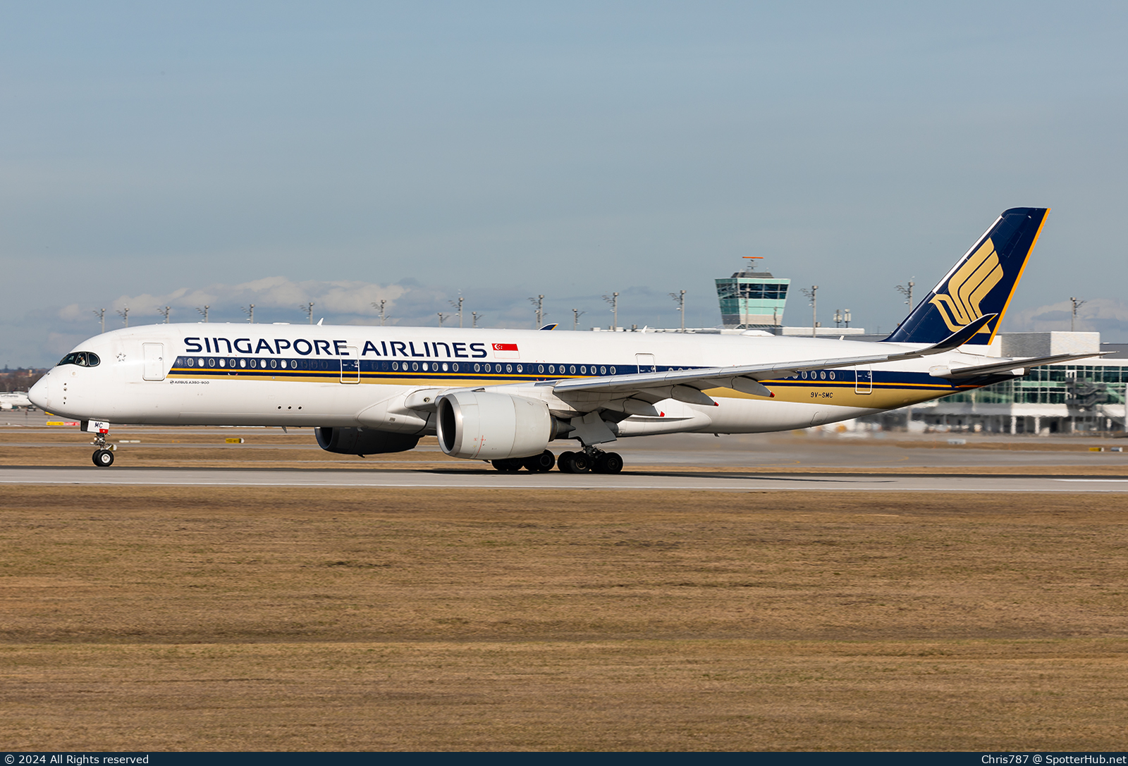 Photo of 9V-SMC - Airbus A350-941 operated by Singapore Airlines