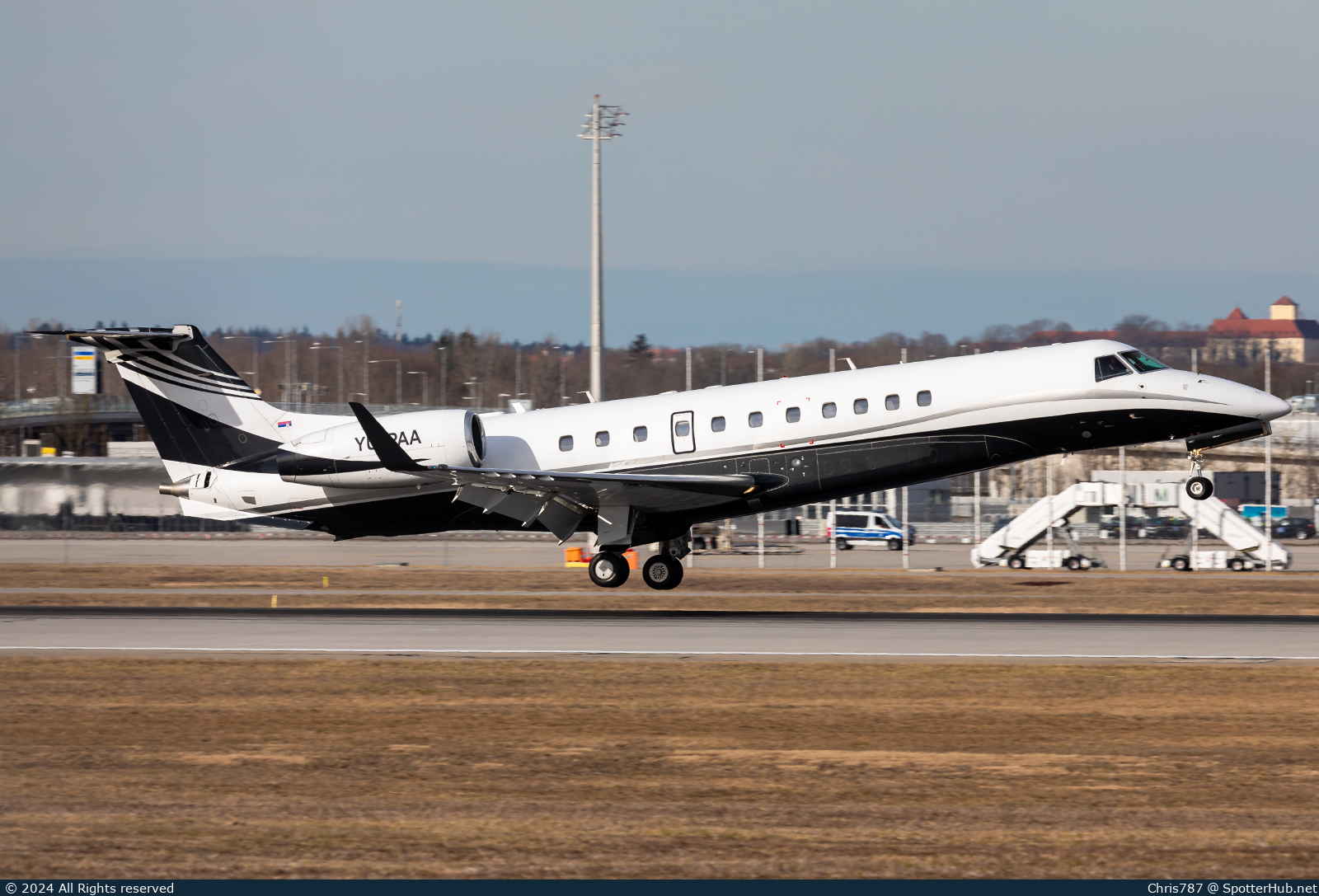 Photo of YU-PAA - Embraer Legacy 600 operated by Air Pink
