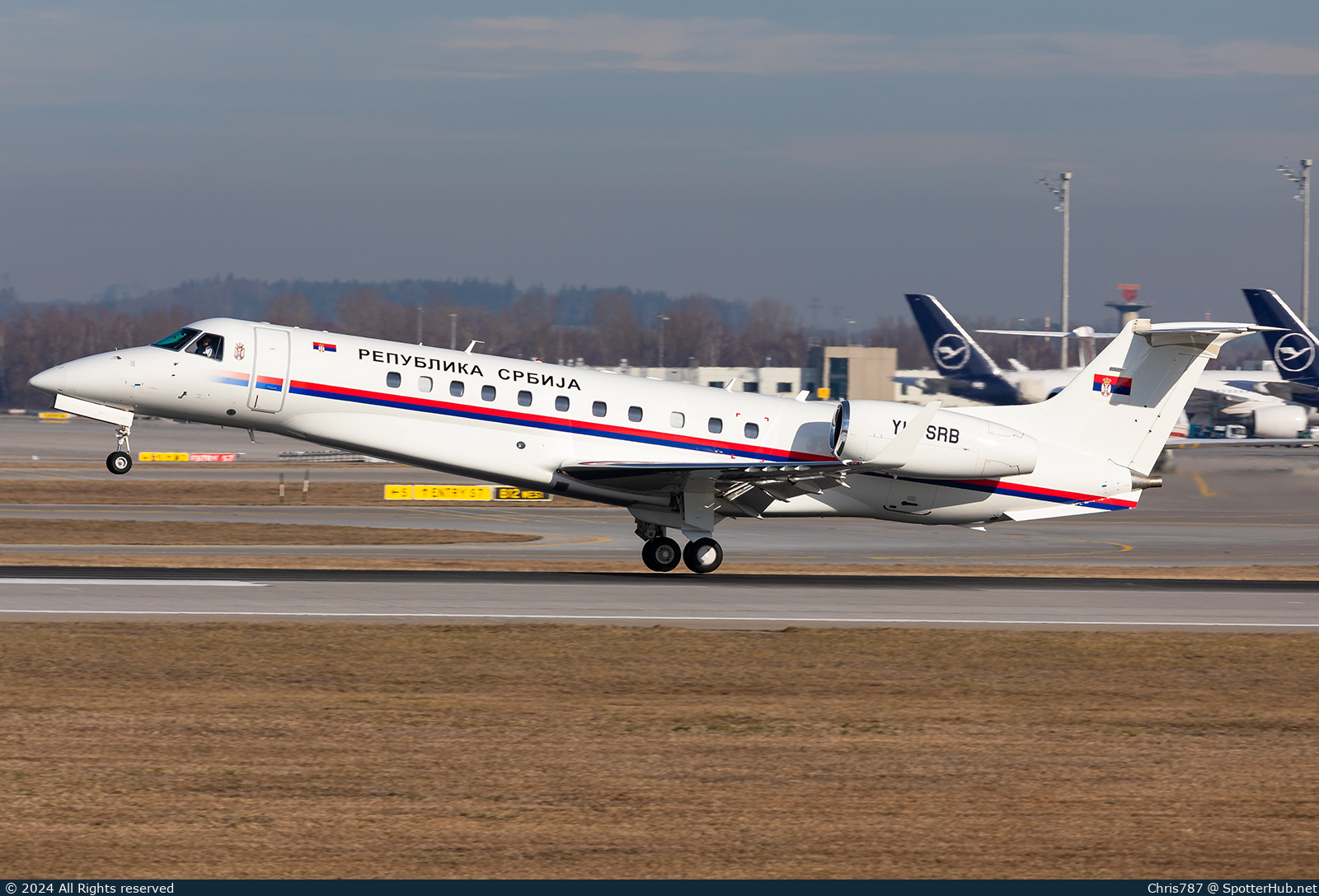Photo of YU-SRB - Embraer Legacy 600 operated by Government of Serbia