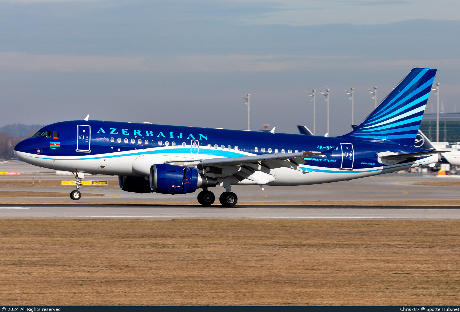 Photo of 4K-8888 - Airbus A319-115(CJ) operated by Government of Azerbaijan