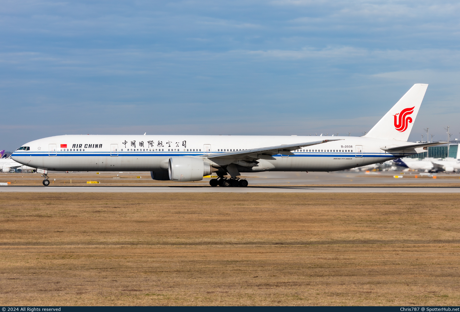 Photo of B-2038 - Boeing 777-39L(ER) operated by Air China