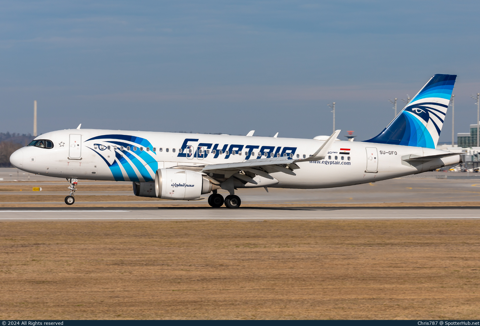 Photo of SU-GFO - Airbus A320-251N operated by Egyptair