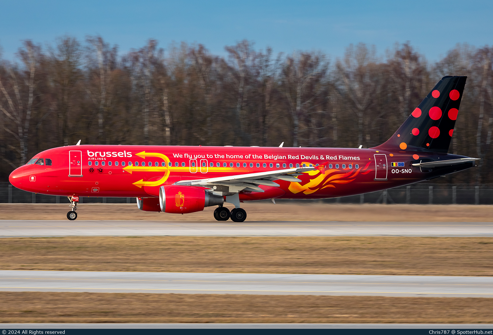 Photo of OO-SNO - Airbus A320-214 operated by Brussels Airlines