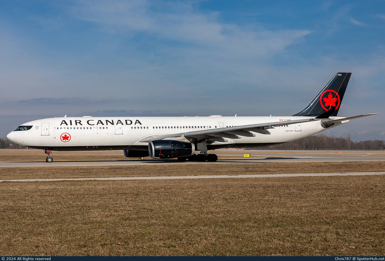Photo of C-GHKC - Airbus A330-343 operated by Air Canada