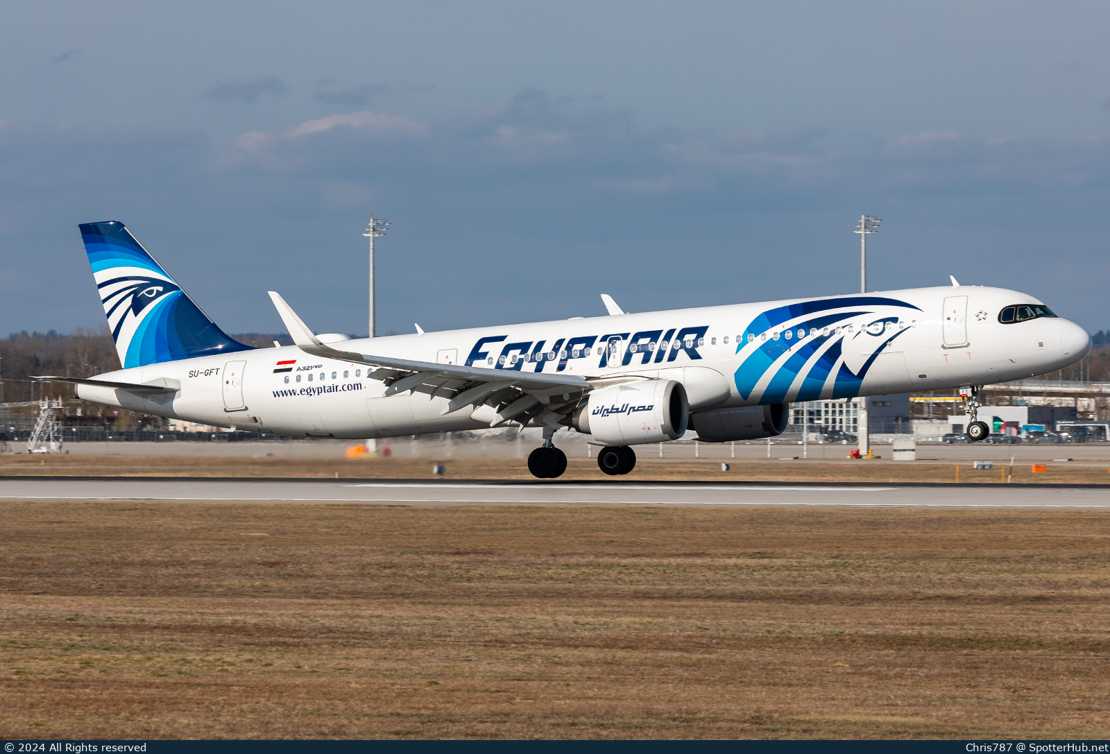 Photo of SU-GFT - Airbus A321-251NX operated by Egyptair