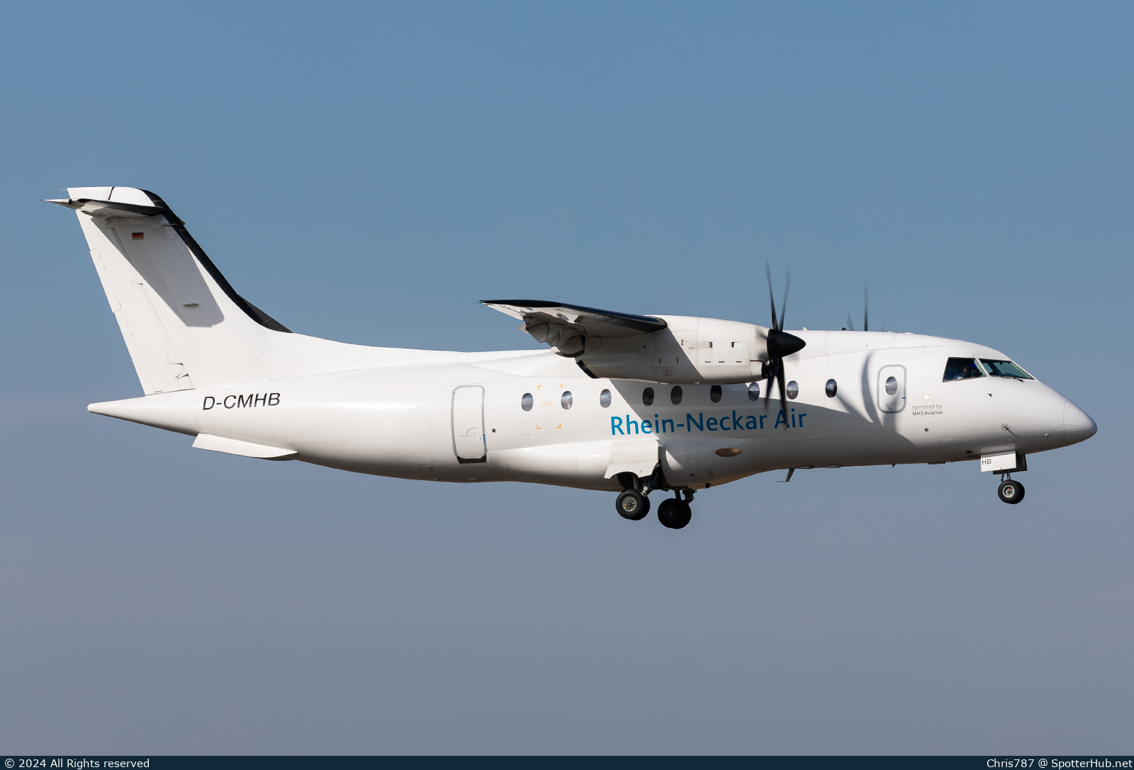 Photo of D-CMHB - Dornier 328-110 operated by Rhein-Neckar Air (opb MHS Aviation)