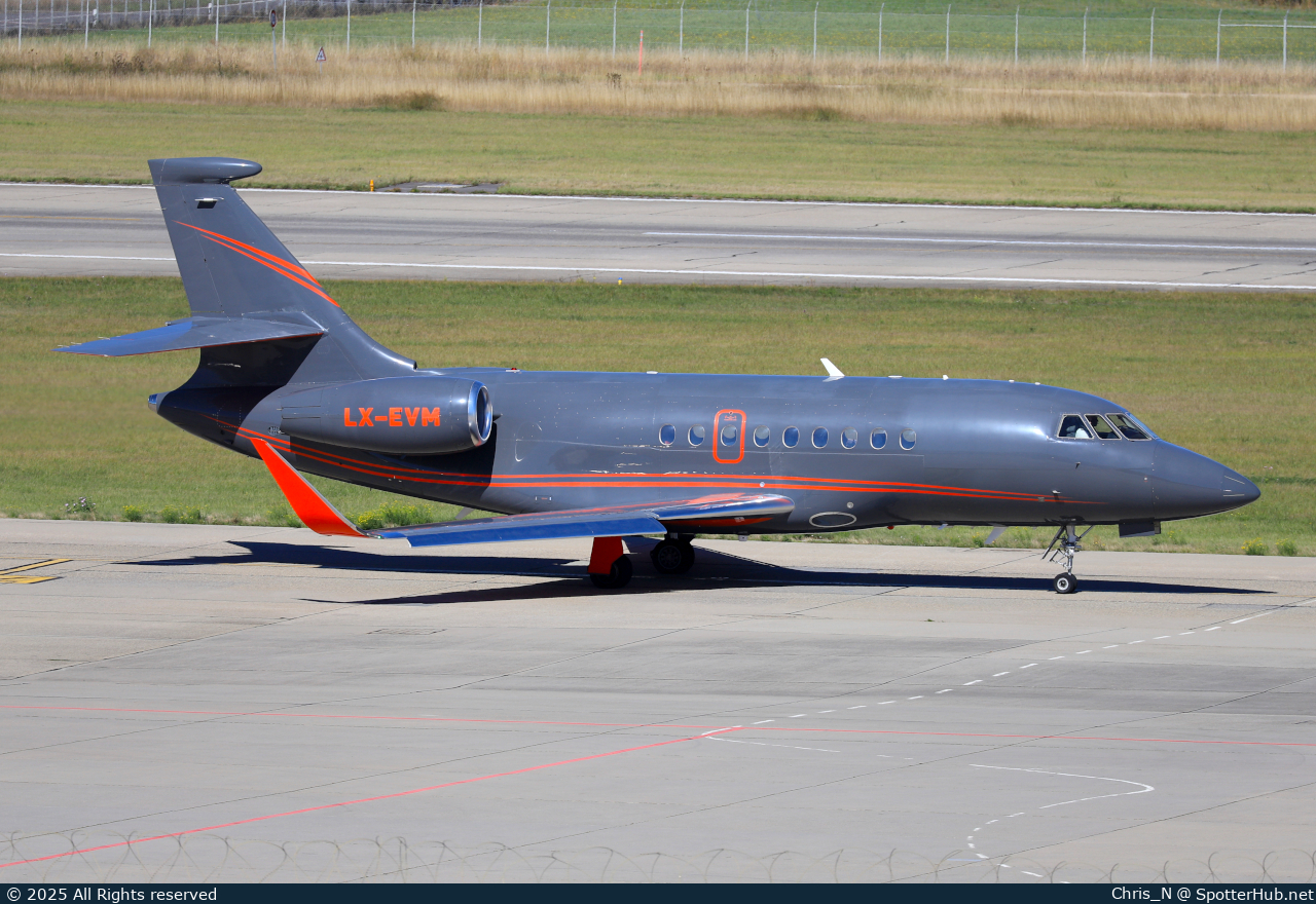 Photo of LX-EVM - Dassault Falcon 2000LX operated by Global Jet Luxembourg
