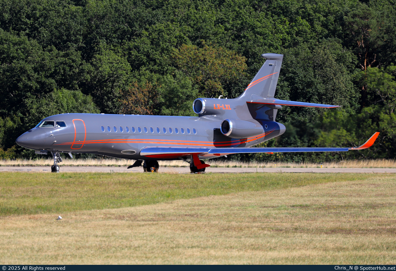 Photo of LX-LXL - Dassault Falcon 8X operated by Global Jet Luxembourg
