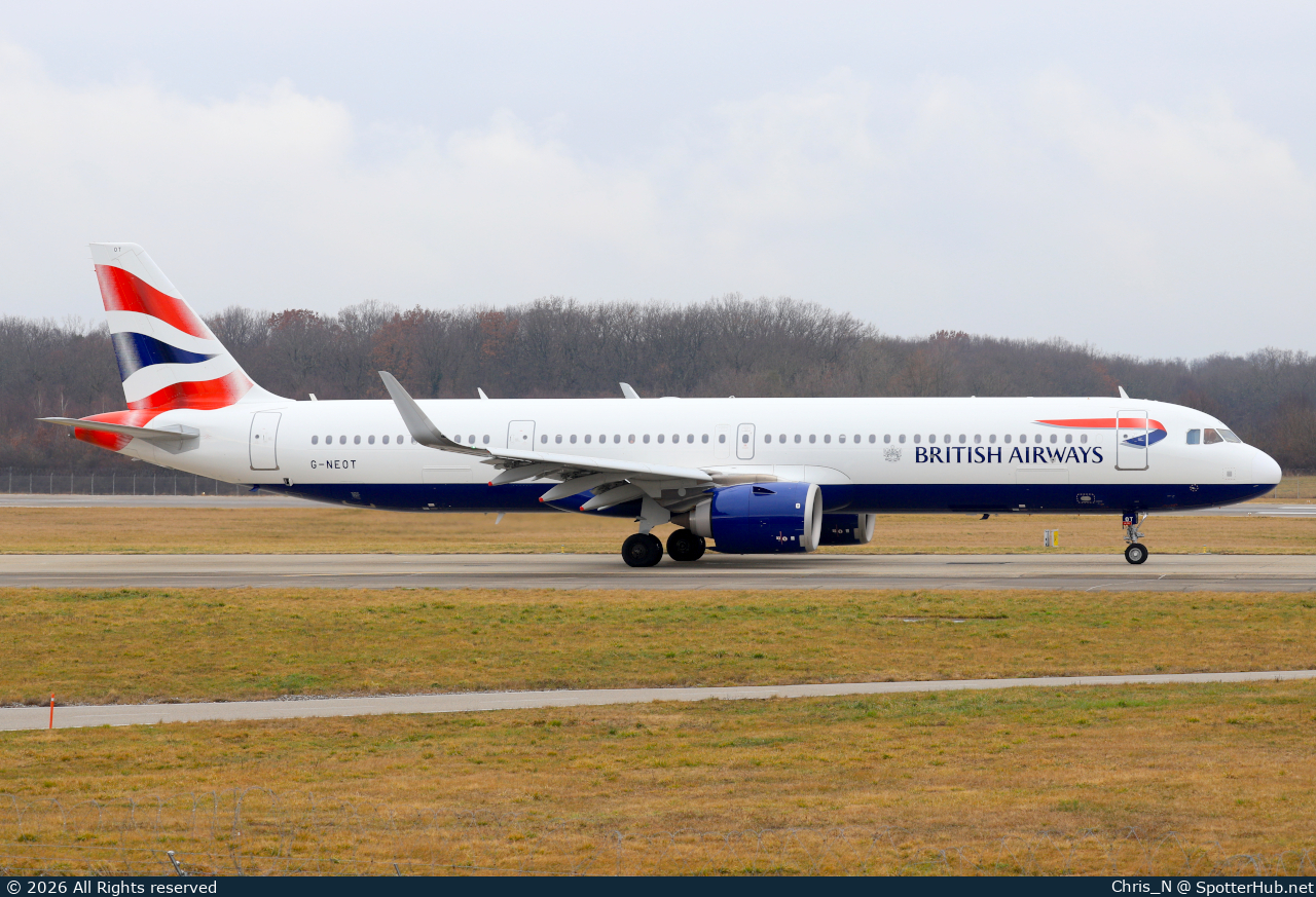 Photo of G-NEOT - Airbus A321-251NX operated by British Airways