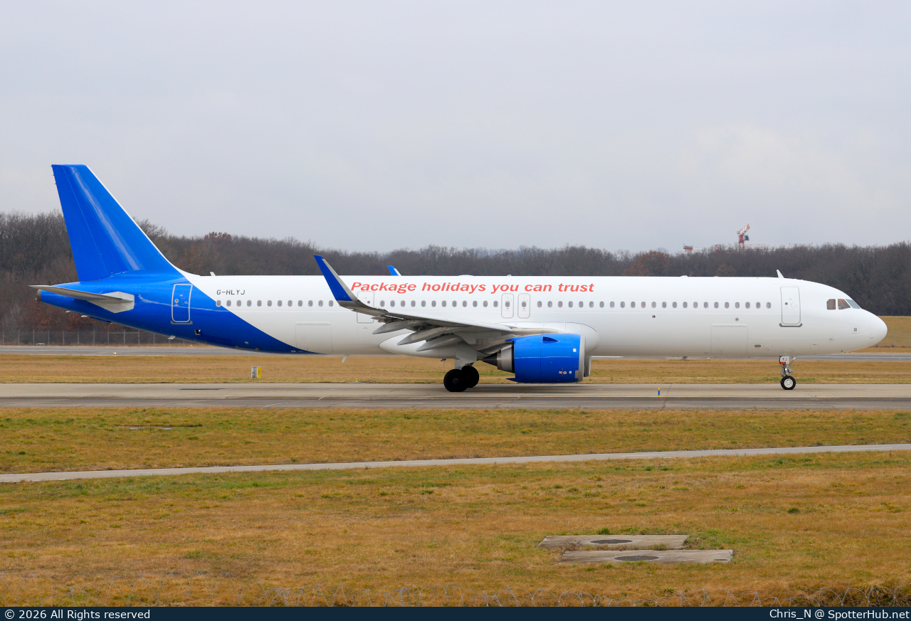 Photo of G-HLYJ - Airbus A321-251NX operated by Jet2