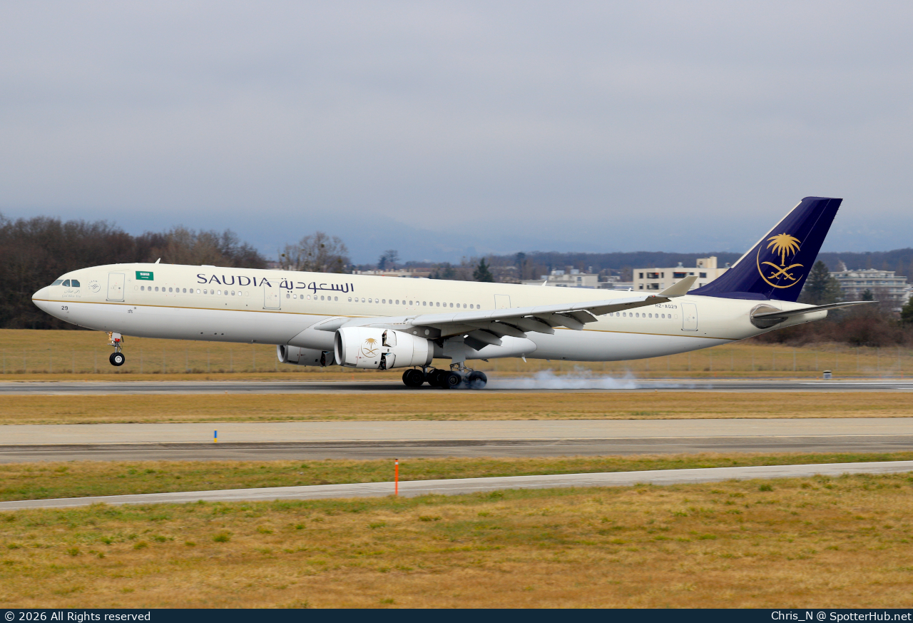 Photo of HZ-AQ29 - Airbus A330-343 operated by Saudia
