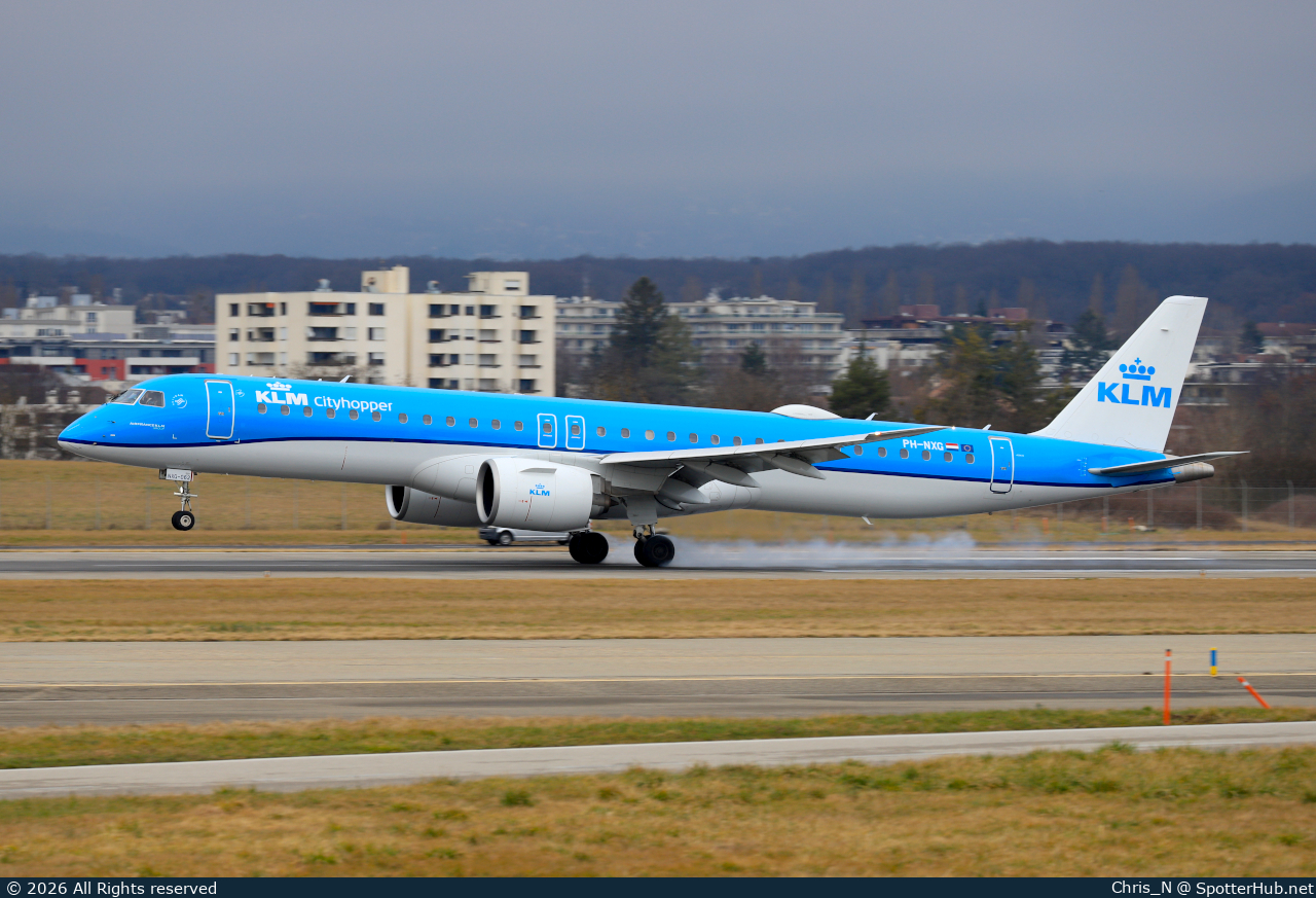 Photo of PH-NXG - Embraer ERJ-195-E2 operated by KLM Cityhopper