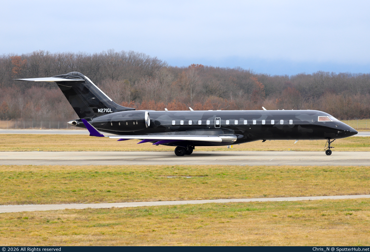 Photo of N271GL - Bombardier Global Express operated by Planet Nine Private Air