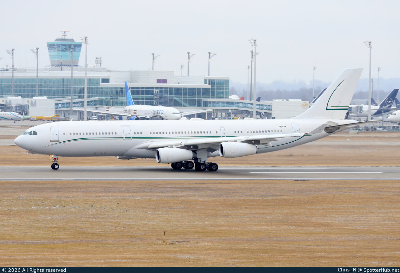Photo of HZ-SKY1 - Airbus A340-212 operated by Alpha Star Aviation Services