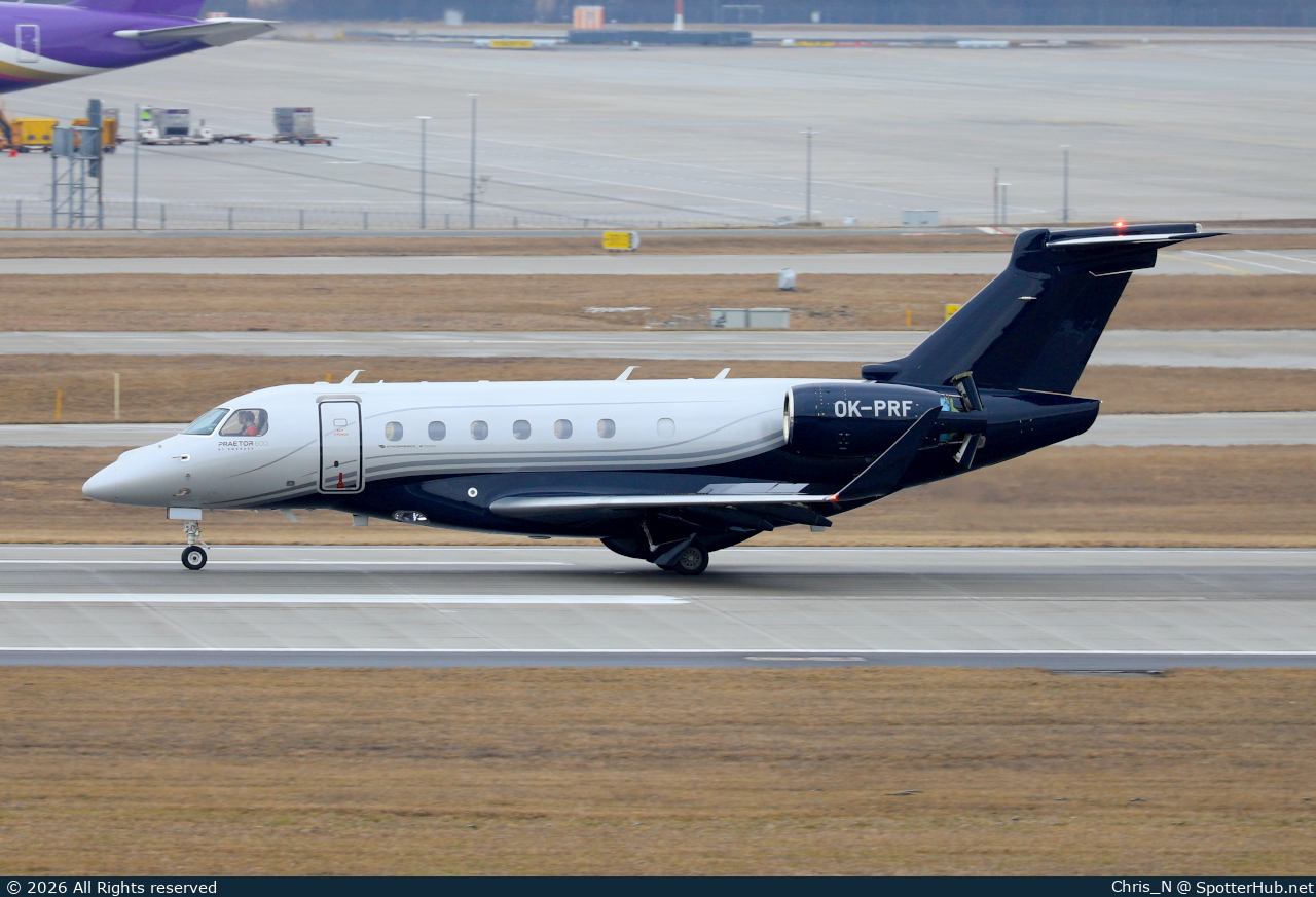 Photo of OK-PRF - Embraer Praetor 600 operated by Atmospherica Aviation