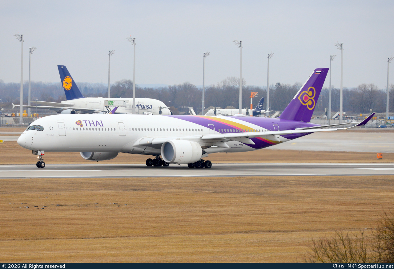 Photo of HS-THS - Airbus A350-941 operated by Thai Airways International