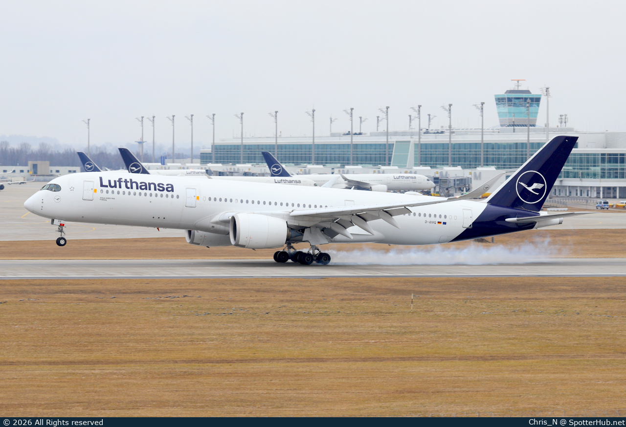 Photo of D-AIXQ - Airbus A350-941 operated by Lufthansa