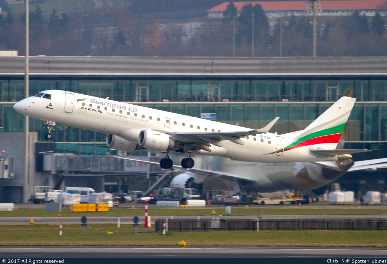 Photo of LZ-SOF - Embraer ERJ-190STD operated by Bulgaria Air