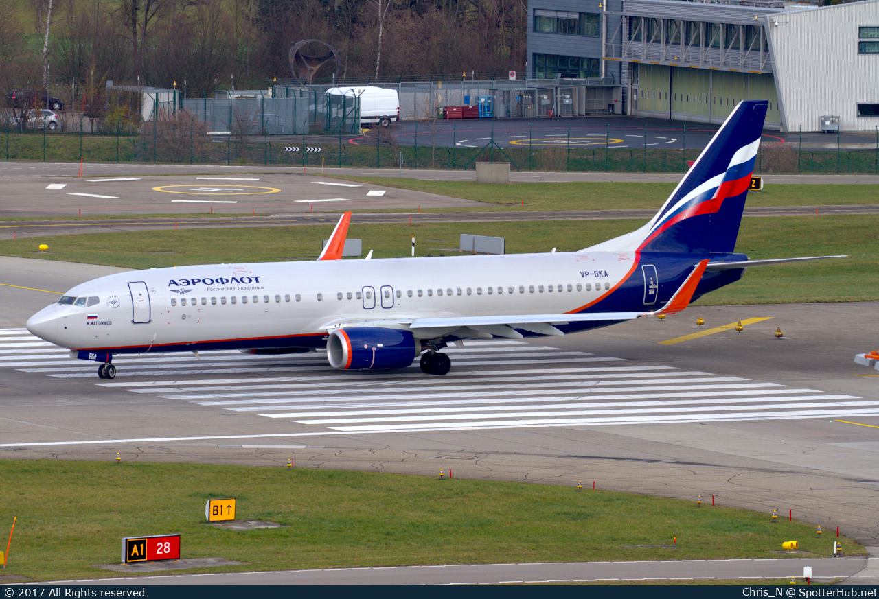 Photo of VP-BKA - Boeing 737-8LJ operated by Aeroflot