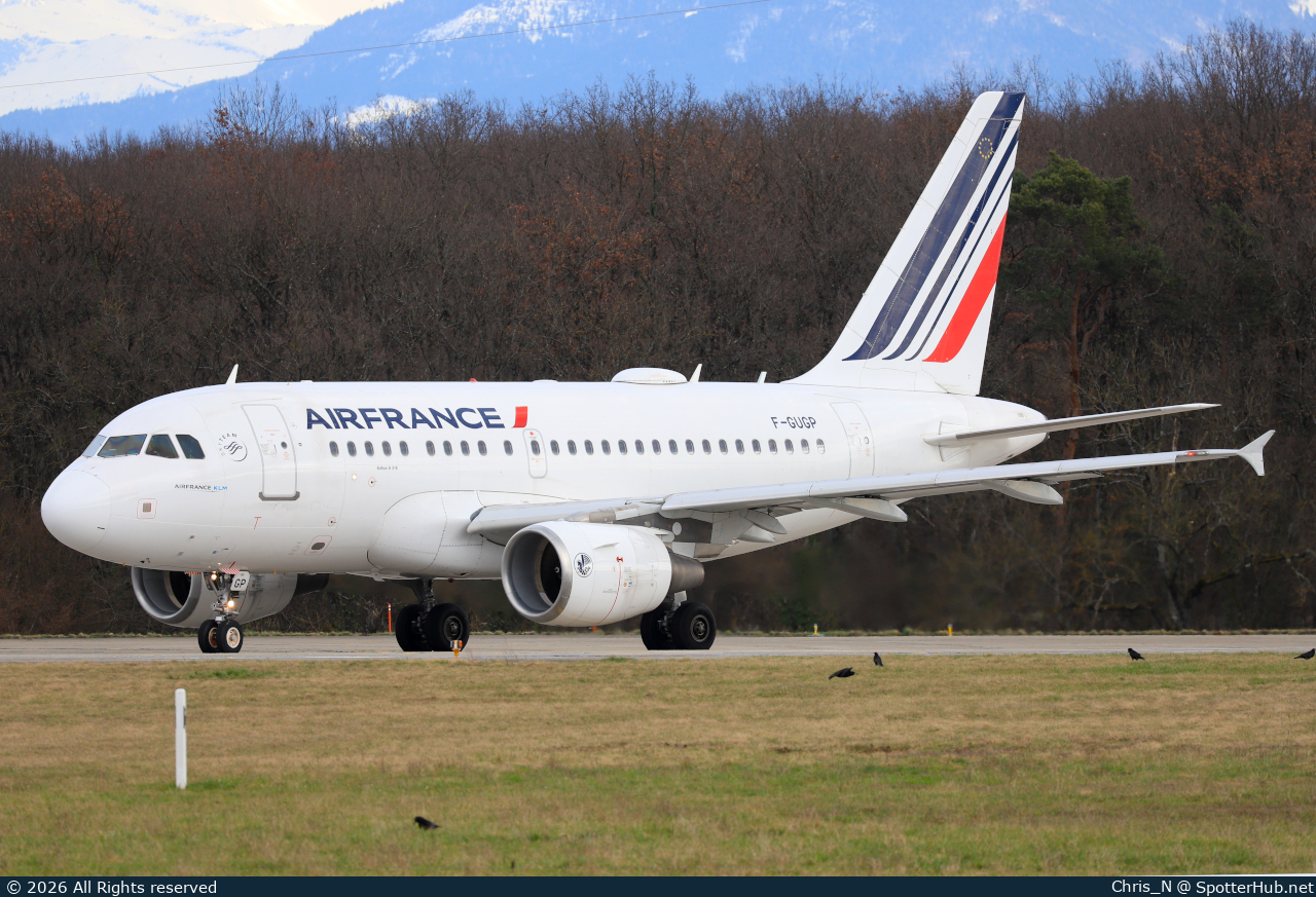 Photo of F-GUGP - Airbus A318-111 operated by Air France