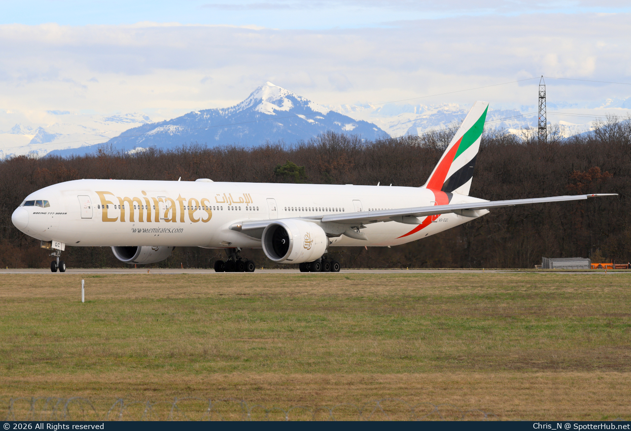 Photo of A6-EQC - Boeing 777-31H(ER) operated by Emirates
