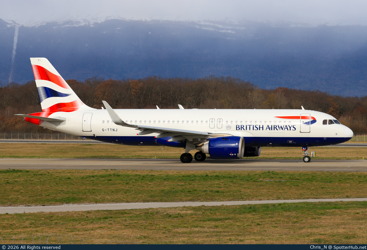 Photo of G-TTNJ - Airbus A320-251N operated by British Airways