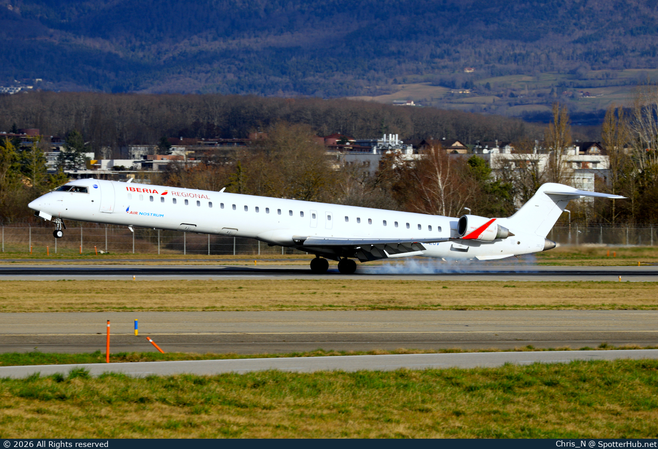Photo of EC-LOV - Bombardier CRJ-1000 operated by Iberia Regional (opb Air Nostrum)