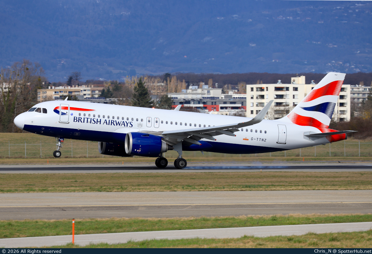 Photo of G-TTNZ - Airbus A320-251N operated by British Airways