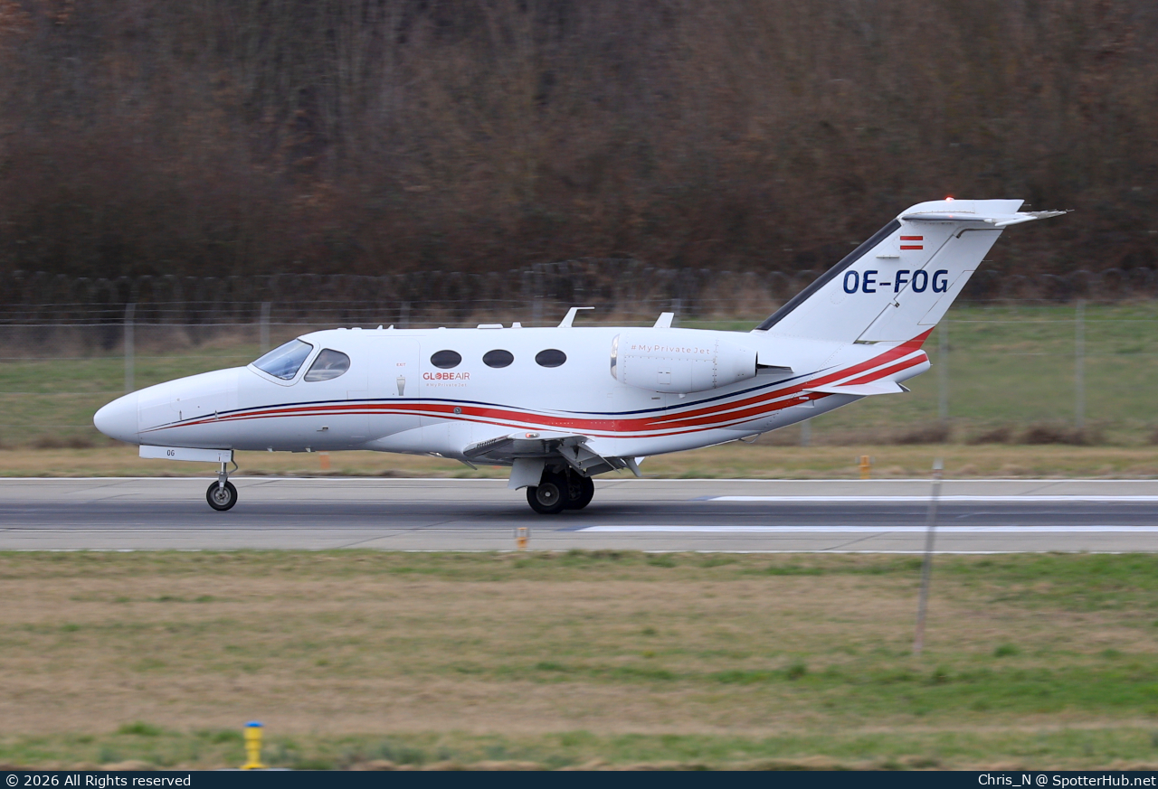 Photo of OE-FOG - Cessna 510 Citation Mustang operated by GlobeAir