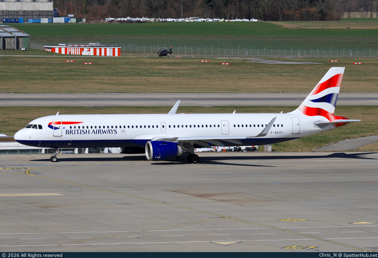 Photo of G-NEOY - Airbus A321-251NX operated by British Airways
