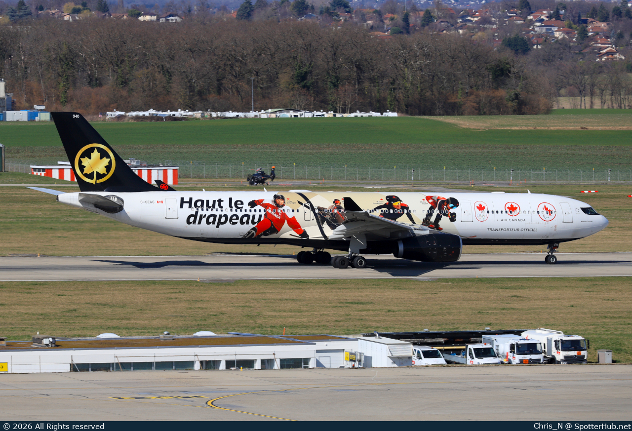Photo of C-GEGC - Airbus A330-343 operated by Air Canada