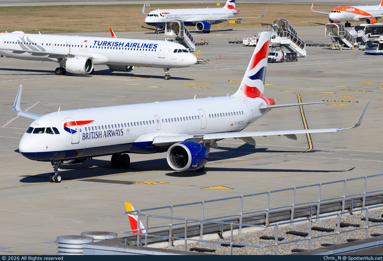 Photo of G-NEOS - Airbus A321-251NX operated by British Airways