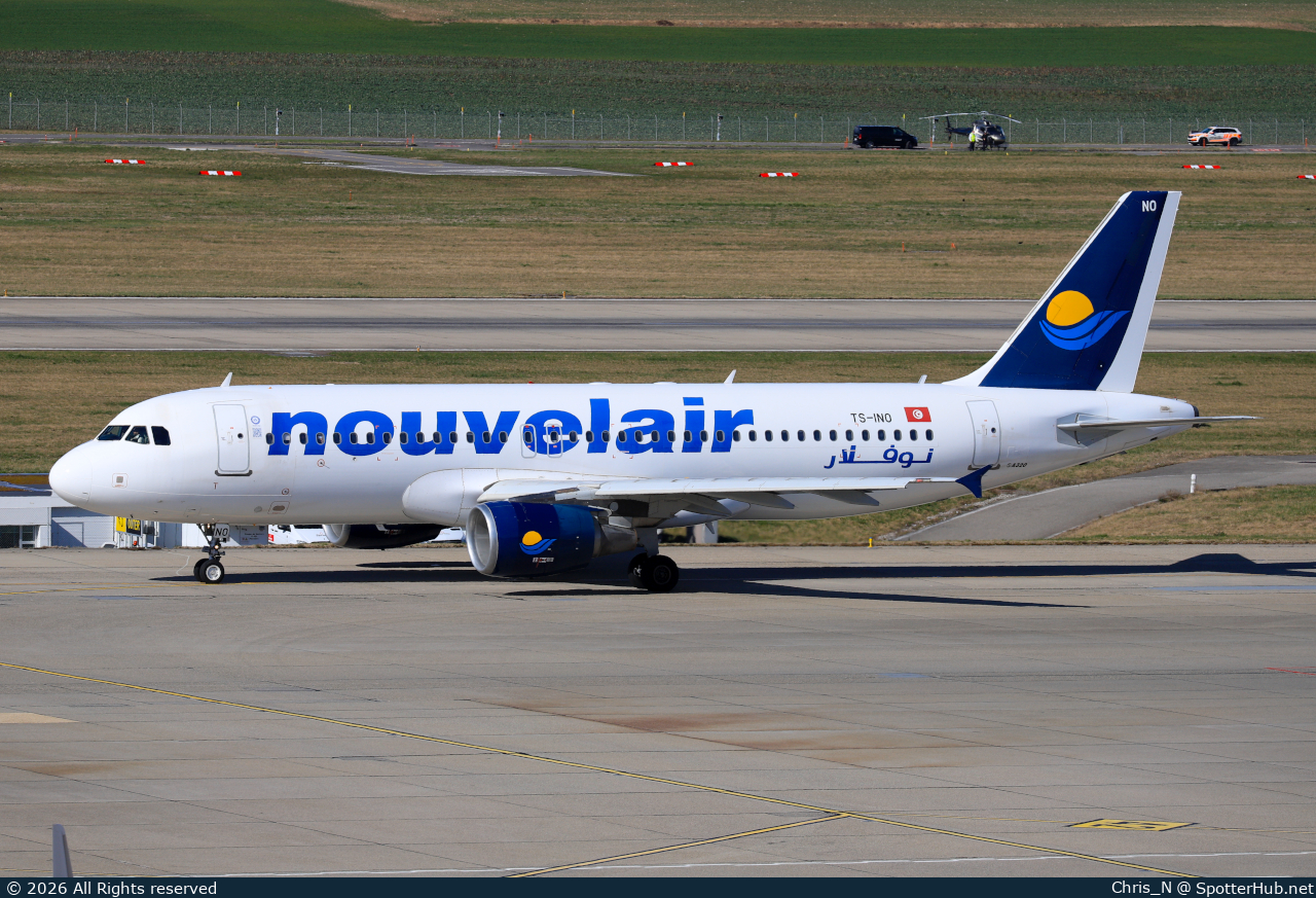 Photo of TS-INO - Airbus A320-214 operated by Nouvelair